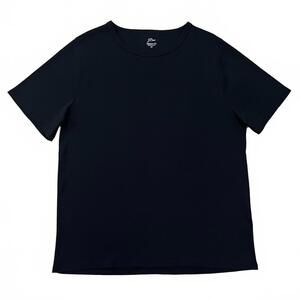 J. Crew Womens Perfect Fit Black T Shirt Size 2X